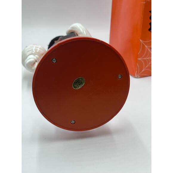 Vintage Metal Halloween Night Light Ghost Pumpkin Mummy 12 Black Orange Decor - Picture 12 of 15